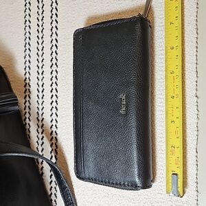 THE SAK - Huntley Leather Wallet - Black - EUC!!